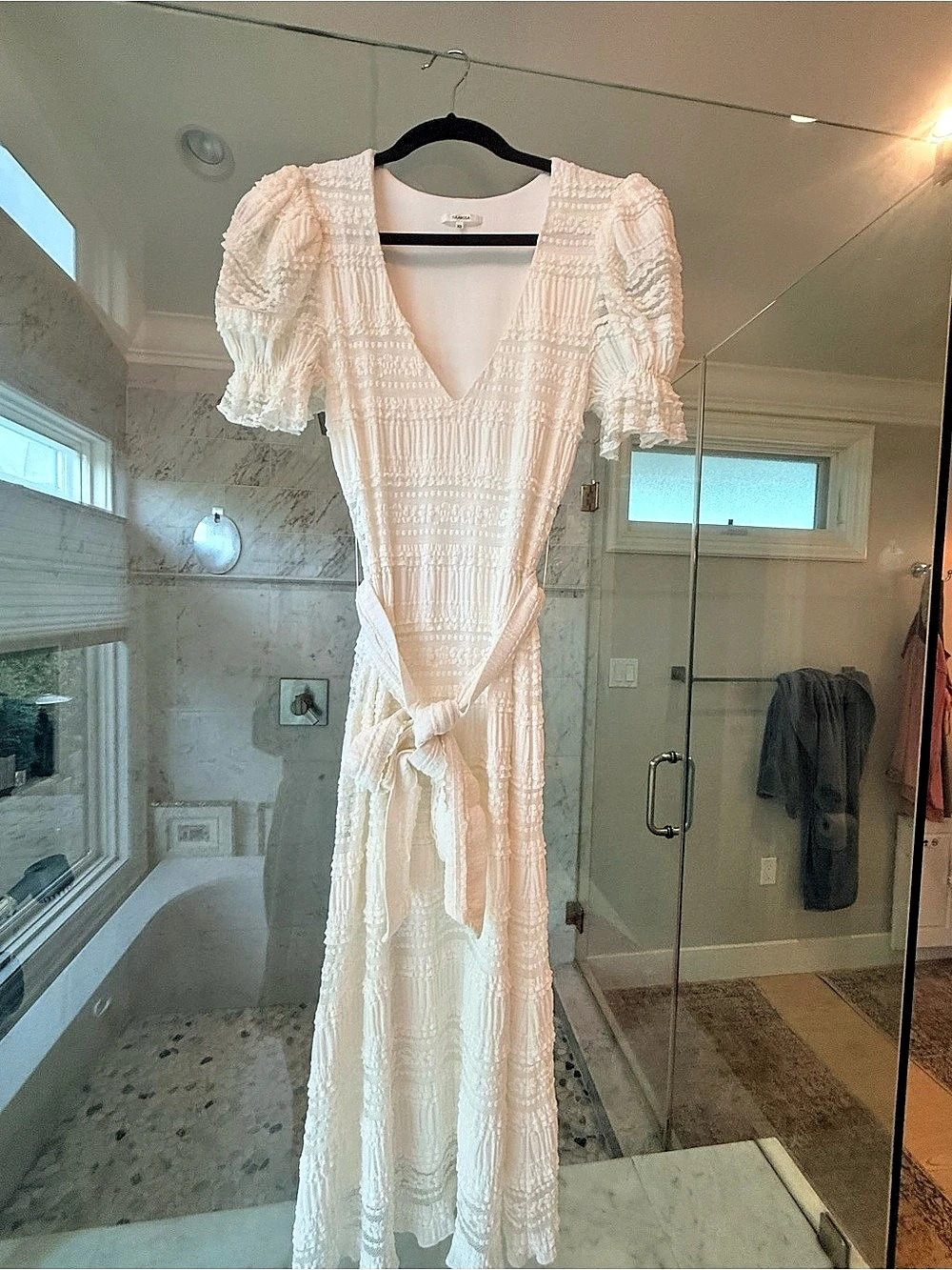 Tularosa Quinn Midi Dress White XS Like New